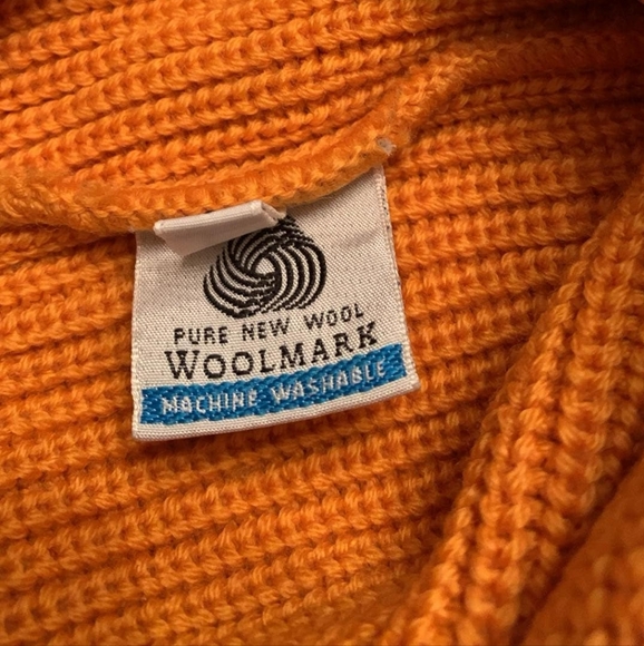 Paul & Shark Yachting Wool Pumpkin Orange Sweater Size S - Picture 13 of 16